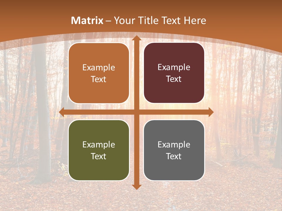 Outdoors Colorful Golden PowerPoint Template