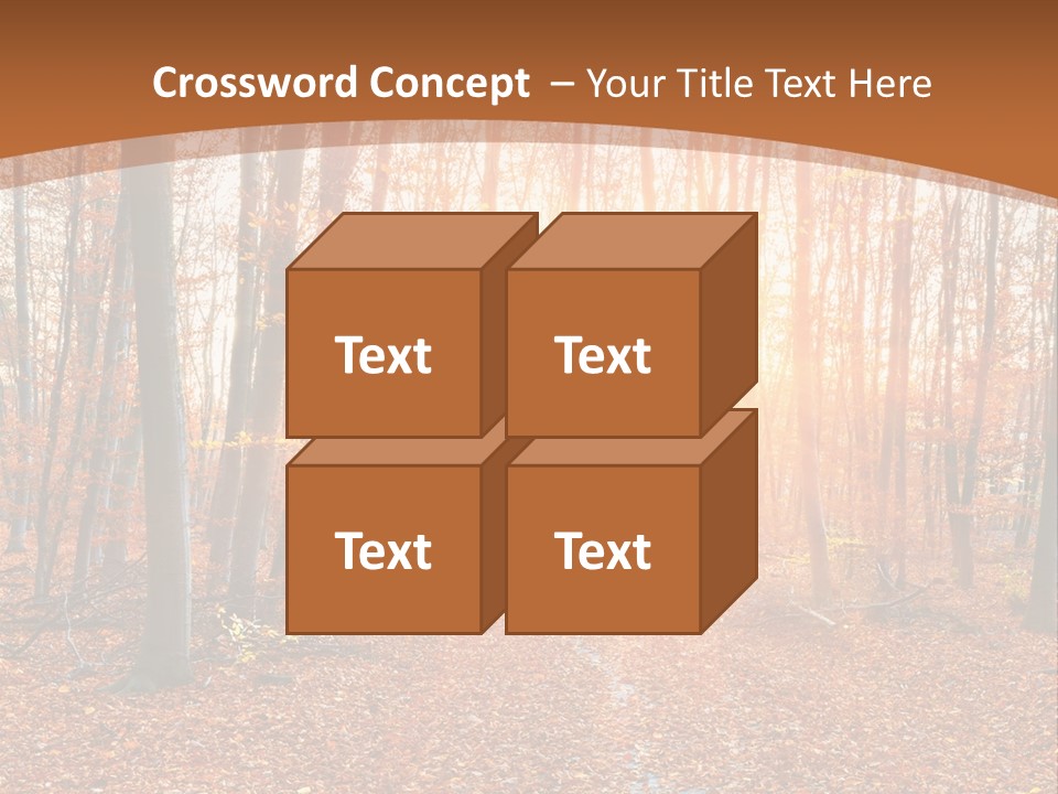 Outdoors Colorful Golden PowerPoint Template