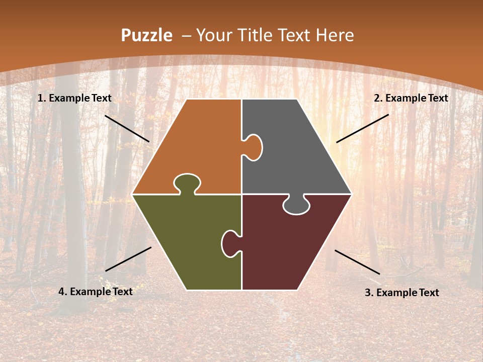 Outdoors Colorful Golden PowerPoint Template