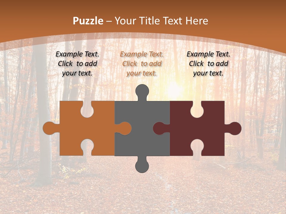 Outdoors Colorful Golden PowerPoint Template