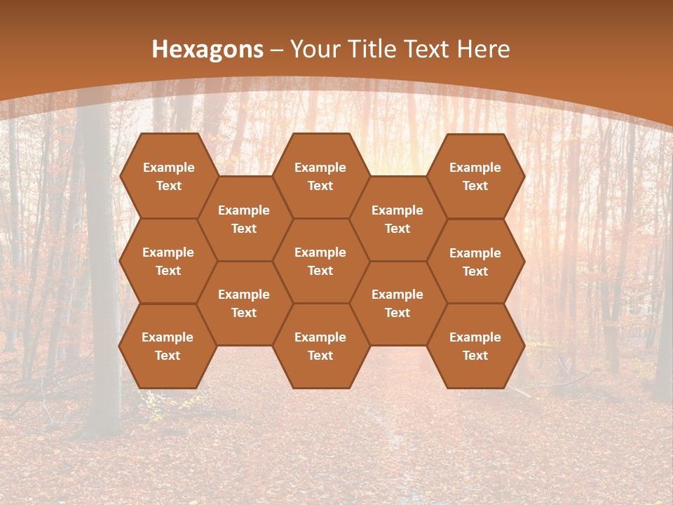 Outdoors Colorful Golden PowerPoint Template