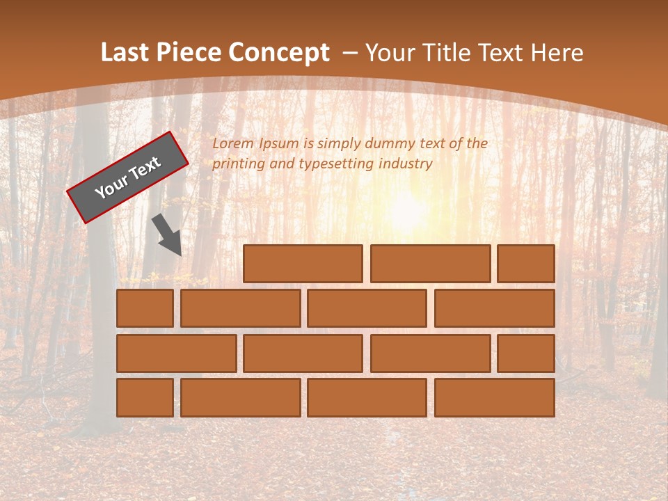 Outdoors Colorful Golden PowerPoint Template