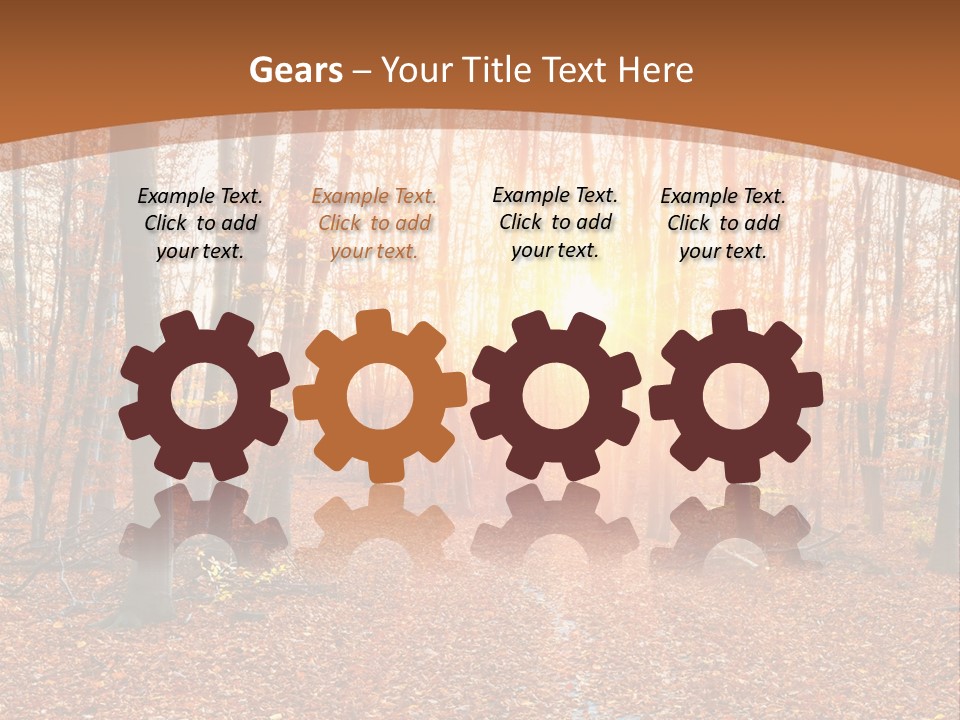 Outdoors Colorful Golden PowerPoint Template