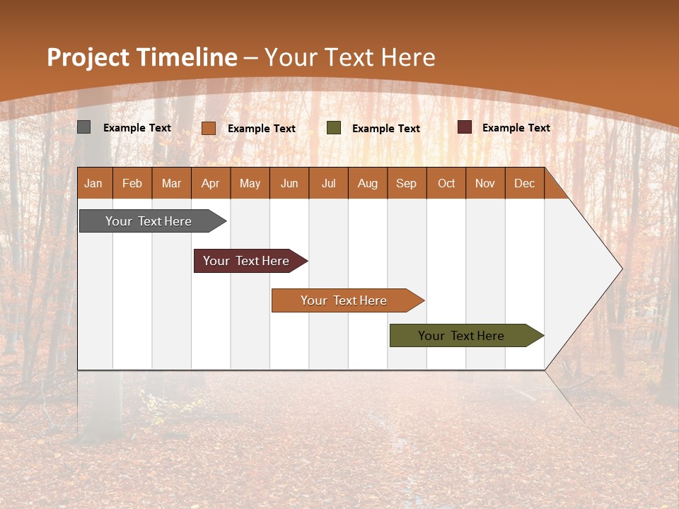 Outdoors Colorful Golden PowerPoint Template