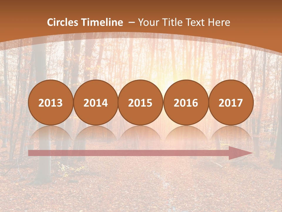 Outdoors Colorful Golden PowerPoint Template