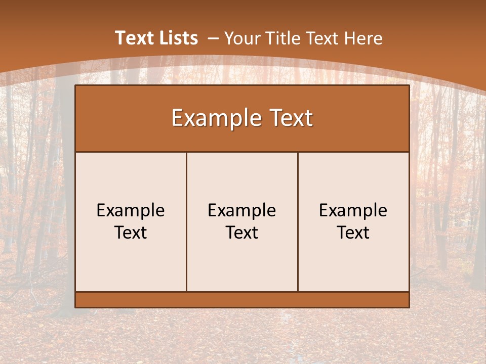Outdoors Colorful Golden PowerPoint Template