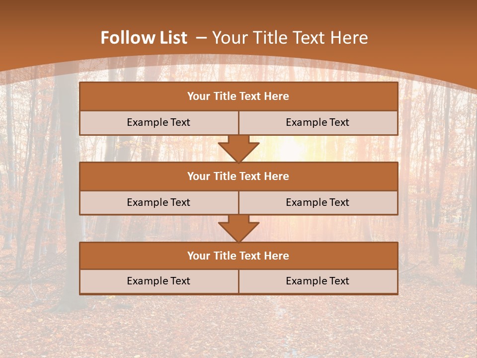 Outdoors Colorful Golden PowerPoint Template