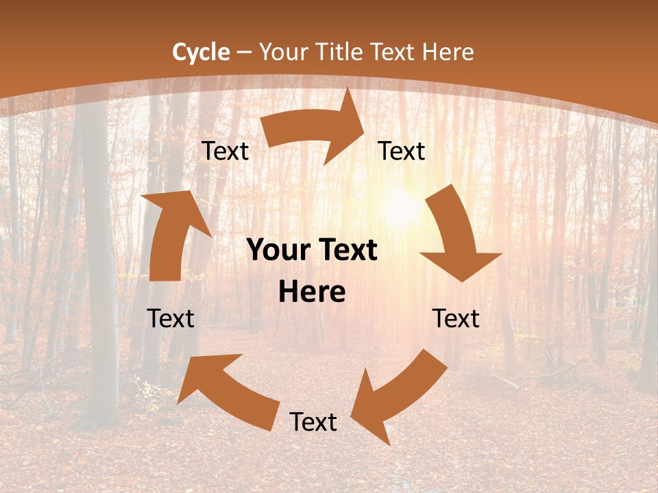 Outdoors Colorful Golden PowerPoint Template