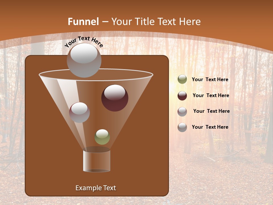 Outdoors Colorful Golden PowerPoint Template