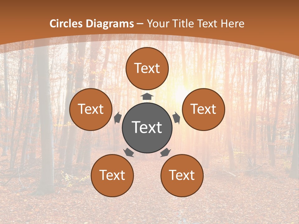 Outdoors Colorful Golden PowerPoint Template