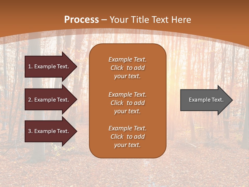 Outdoors Colorful Golden PowerPoint Template