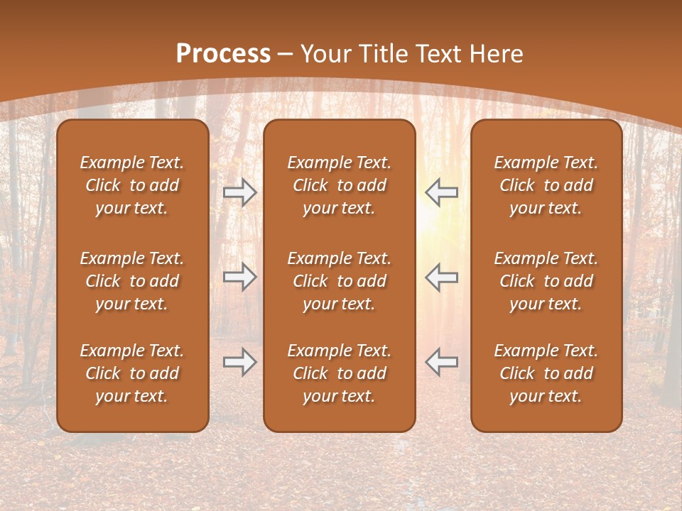 Outdoors Colorful Golden PowerPoint Template