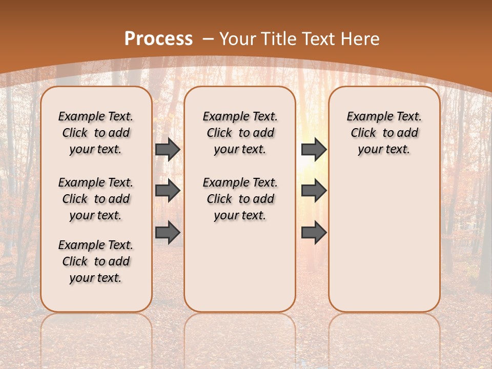 Outdoors Colorful Golden PowerPoint Template