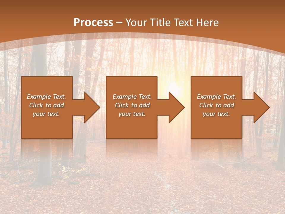 Outdoors Colorful Golden PowerPoint Template