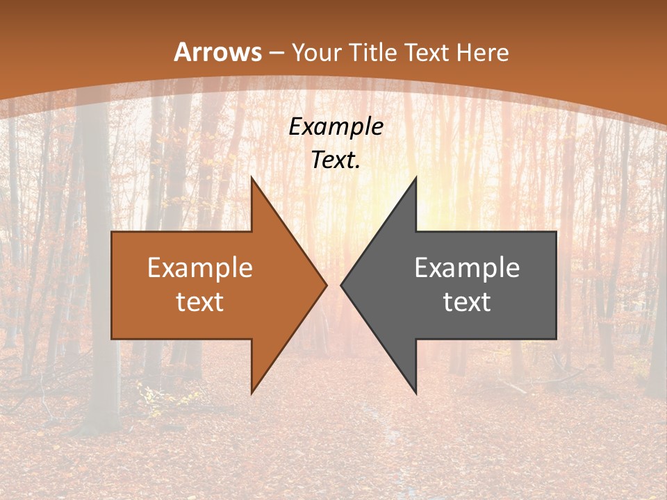 Outdoors Colorful Golden PowerPoint Template