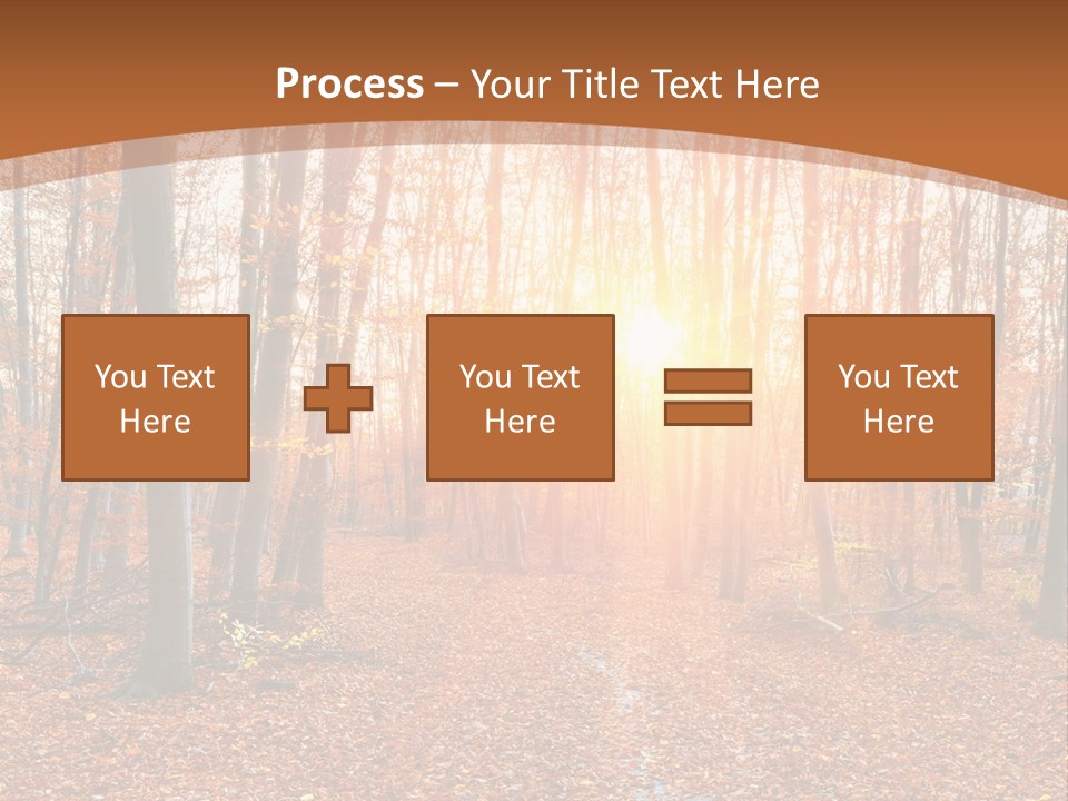 Outdoors Colorful Golden PowerPoint Template