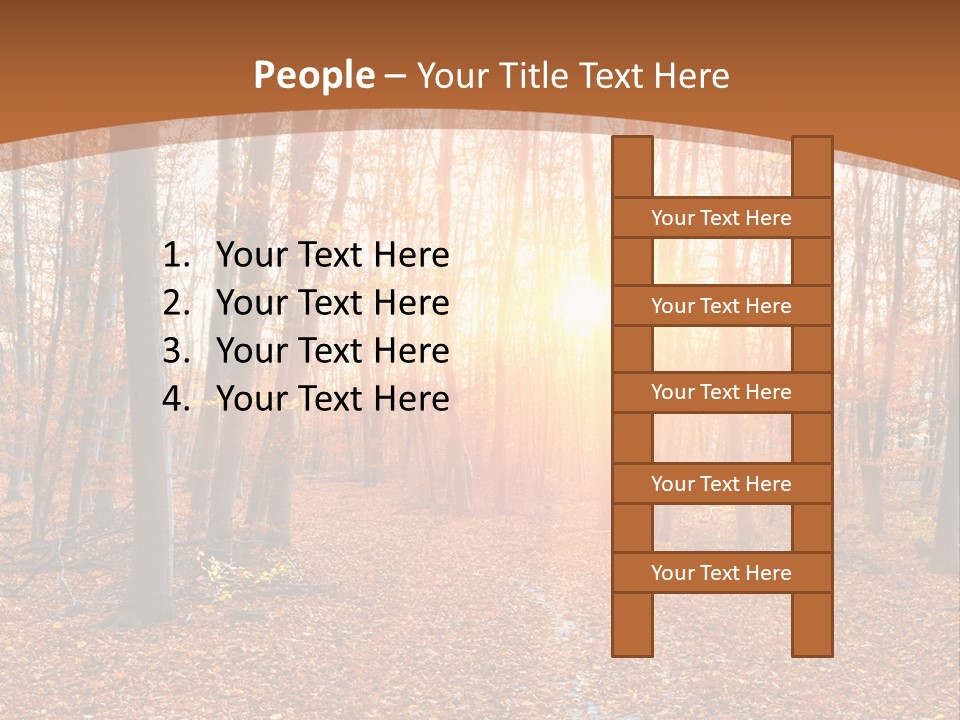Outdoors Colorful Golden PowerPoint Template