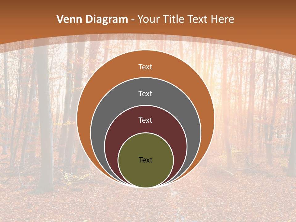 Outdoors Colorful Golden PowerPoint Template