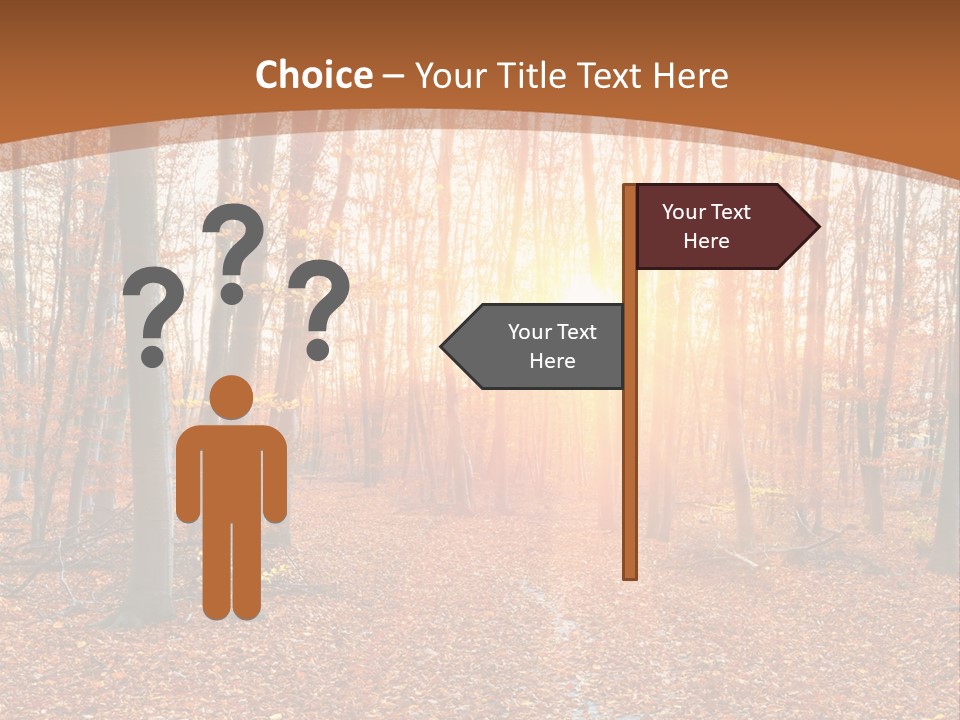 Outdoors Colorful Golden PowerPoint Template