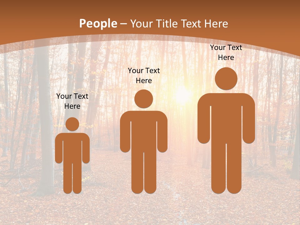 Outdoors Colorful Golden PowerPoint Template