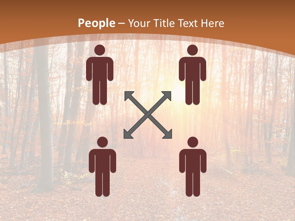 Outdoors Colorful Golden PowerPoint Template