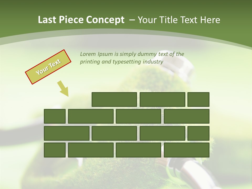 Petroleum Nozzle Power PowerPoint Template