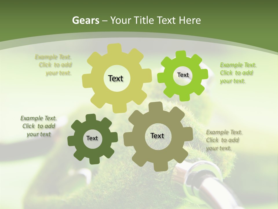Petroleum Nozzle Power PowerPoint Template