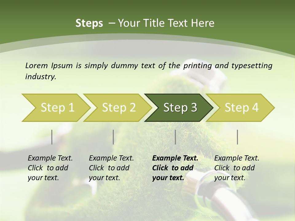 Petroleum Nozzle Power PowerPoint Template