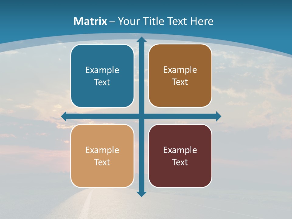 Speed Dusk Country PowerPoint Template
