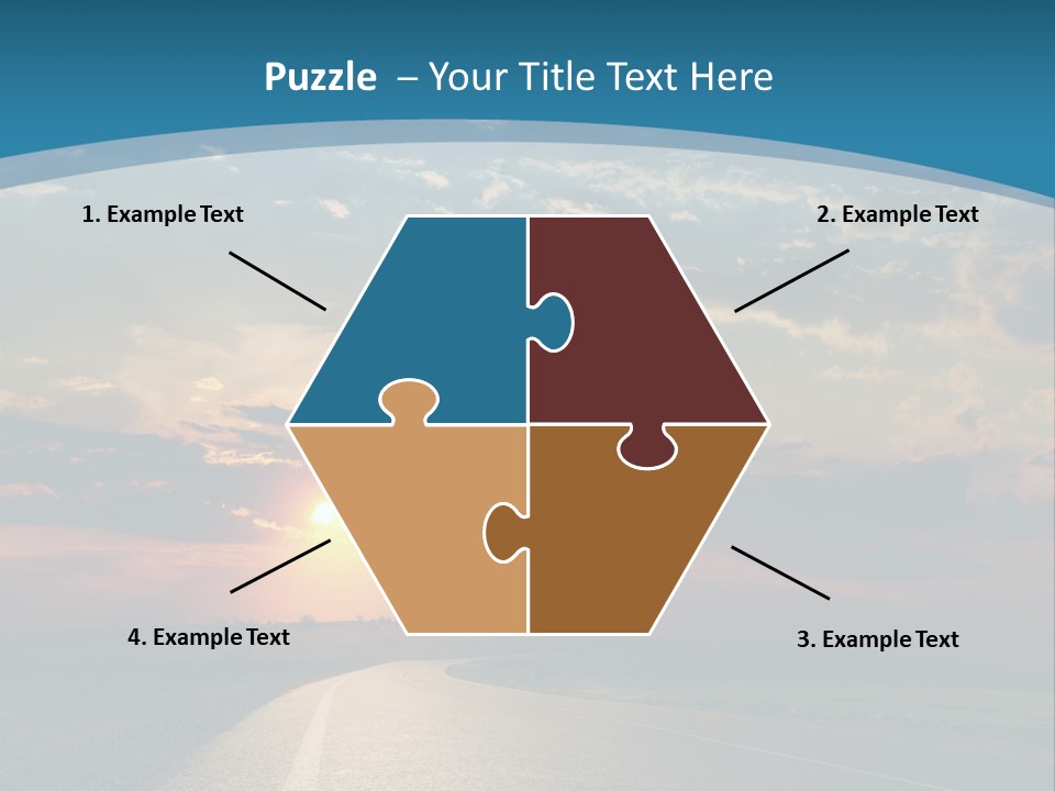 Speed Dusk Country PowerPoint Template