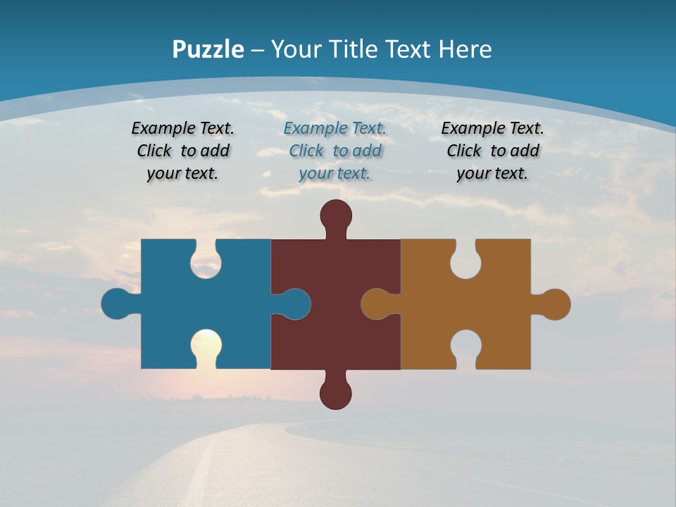 Speed Dusk Country PowerPoint Template