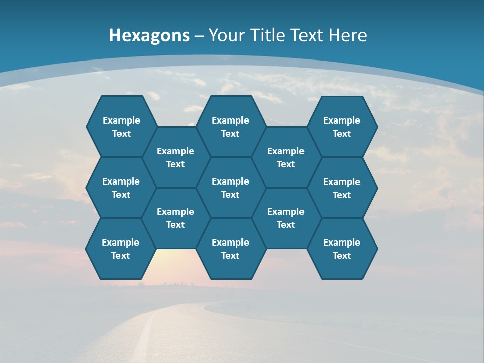 Speed Dusk Country PowerPoint Template