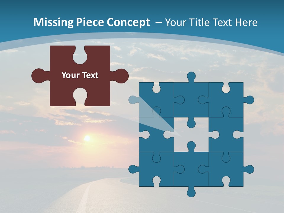 Speed Dusk Country PowerPoint Template