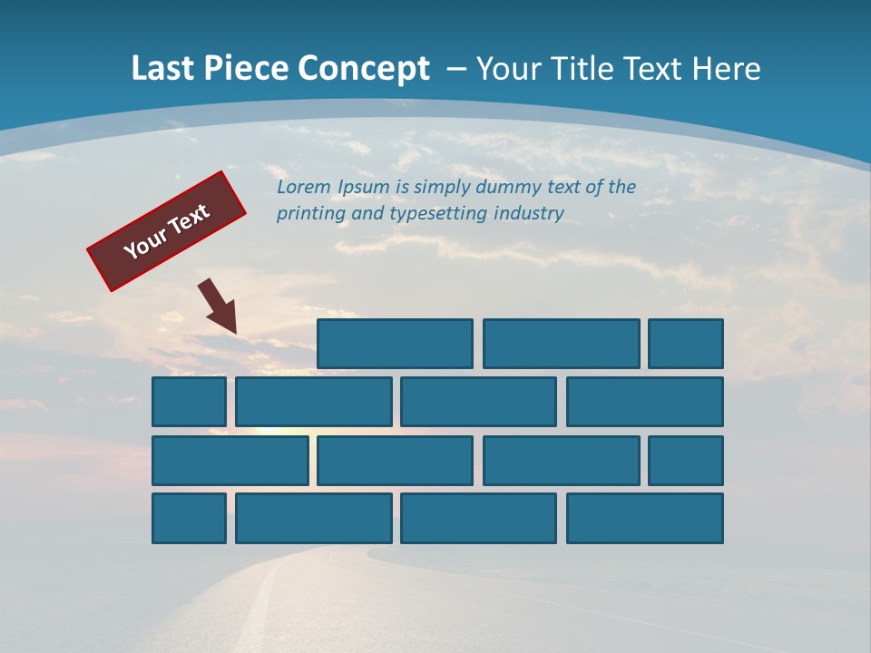 Speed Dusk Country PowerPoint Template