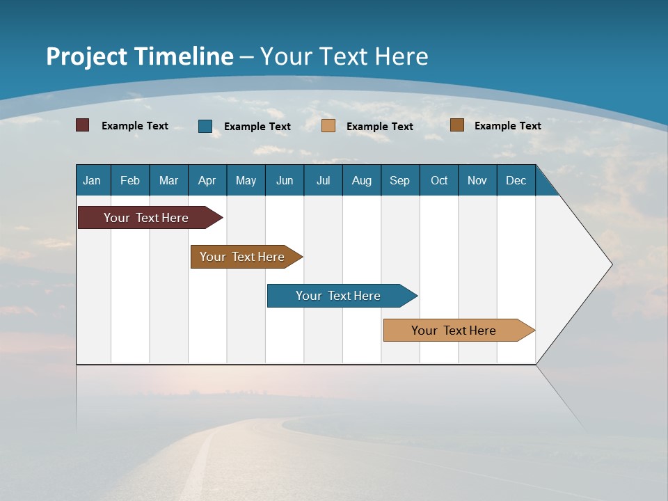 Speed Dusk Country PowerPoint Template