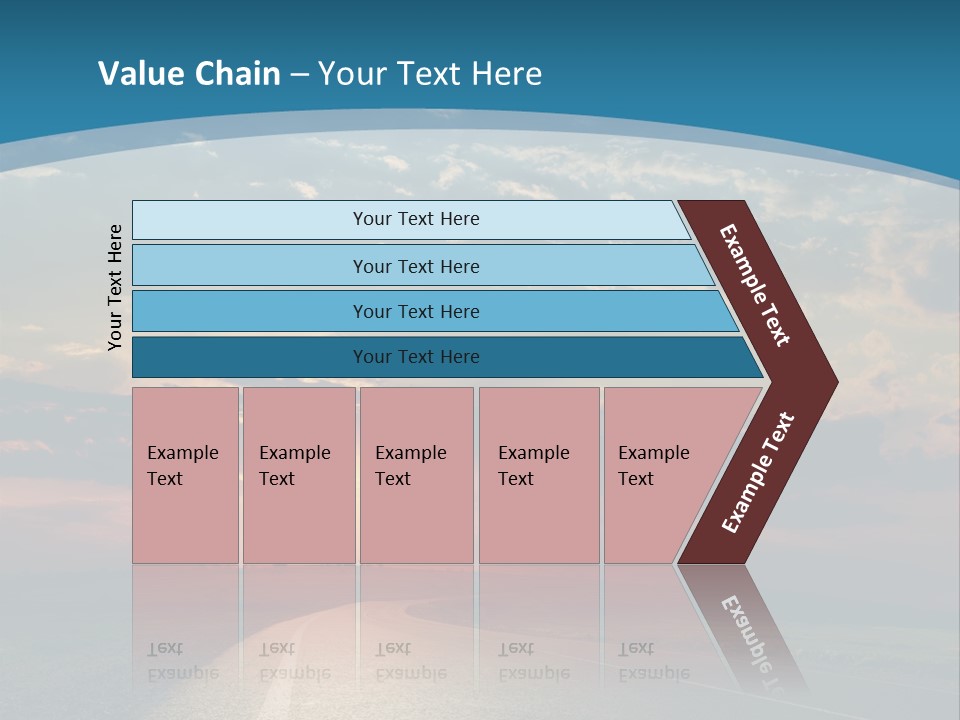 Speed Dusk Country PowerPoint Template