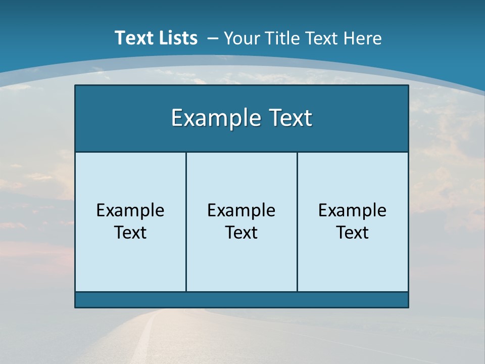 Speed Dusk Country PowerPoint Template