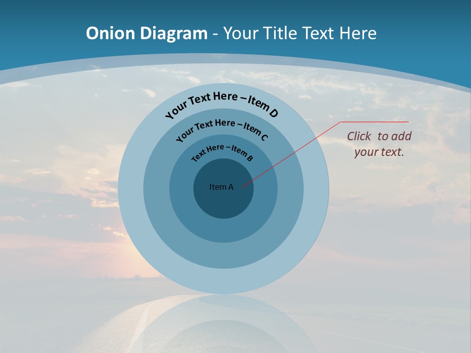 Speed Dusk Country PowerPoint Template