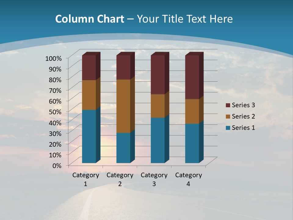 Speed Dusk Country PowerPoint Template