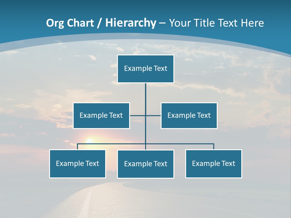 Speed Dusk Country PowerPoint Template