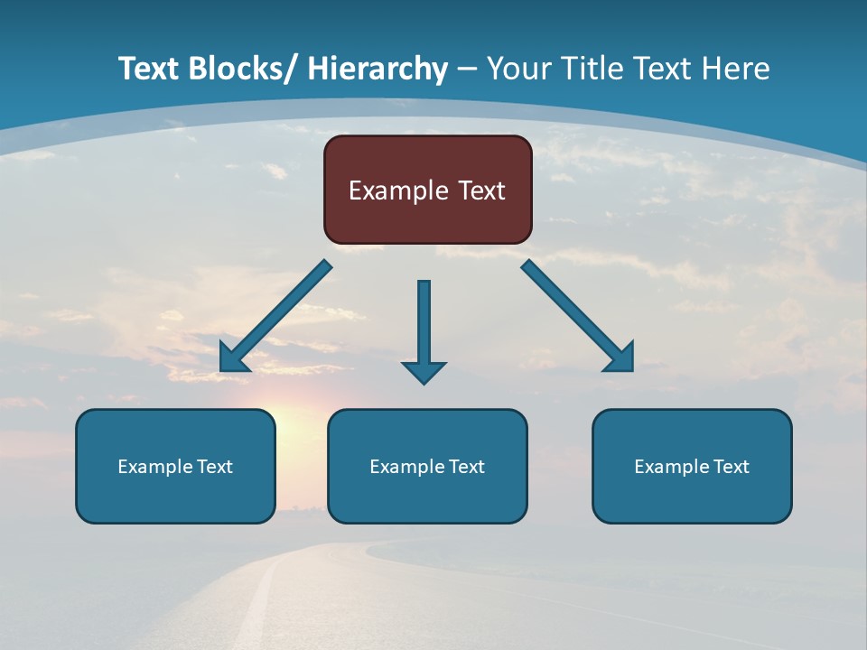 Speed Dusk Country PowerPoint Template