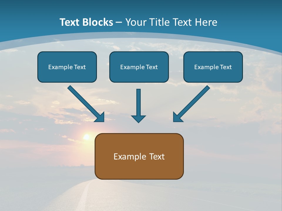 Speed Dusk Country PowerPoint Template