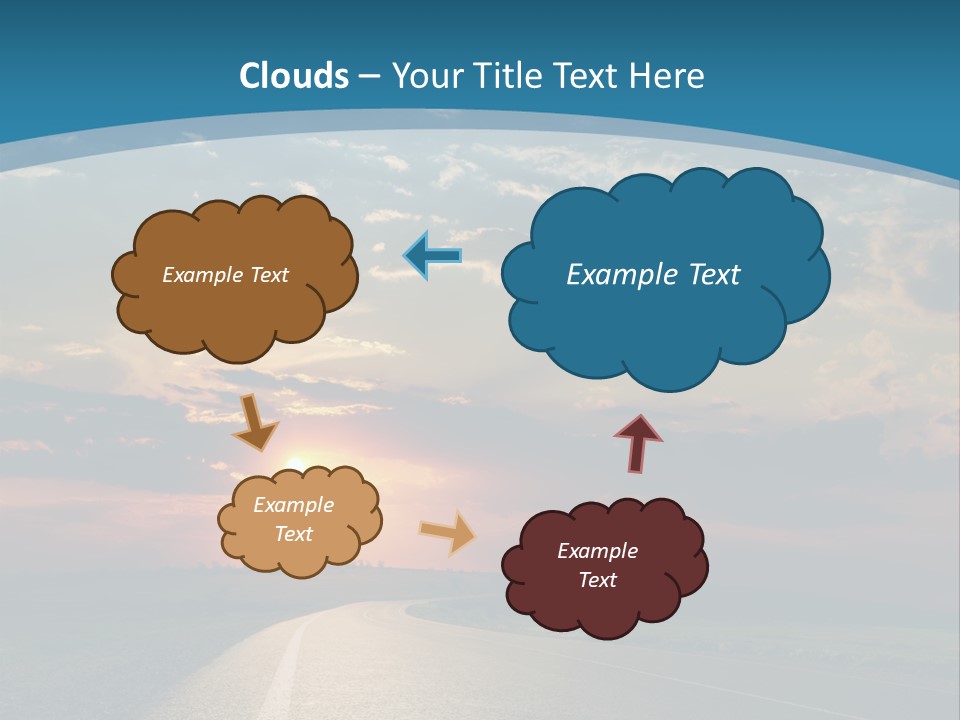 Speed Dusk Country PowerPoint Template