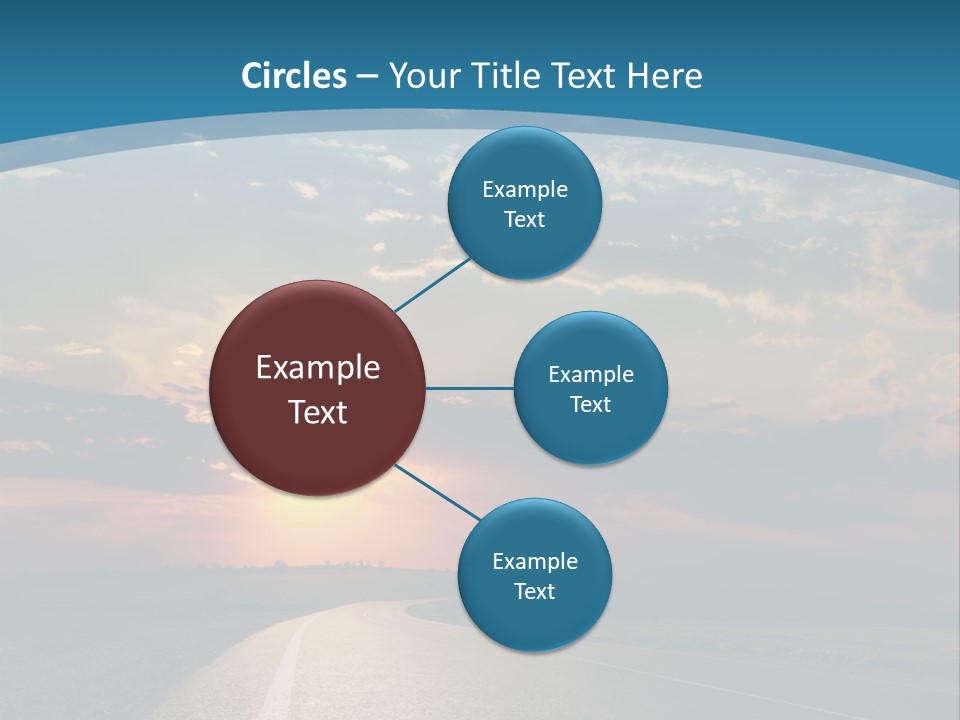 Speed Dusk Country PowerPoint Template