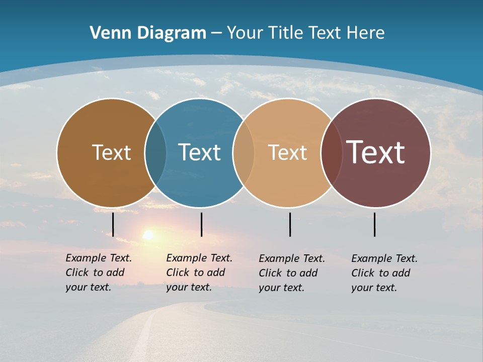Speed Dusk Country PowerPoint Template