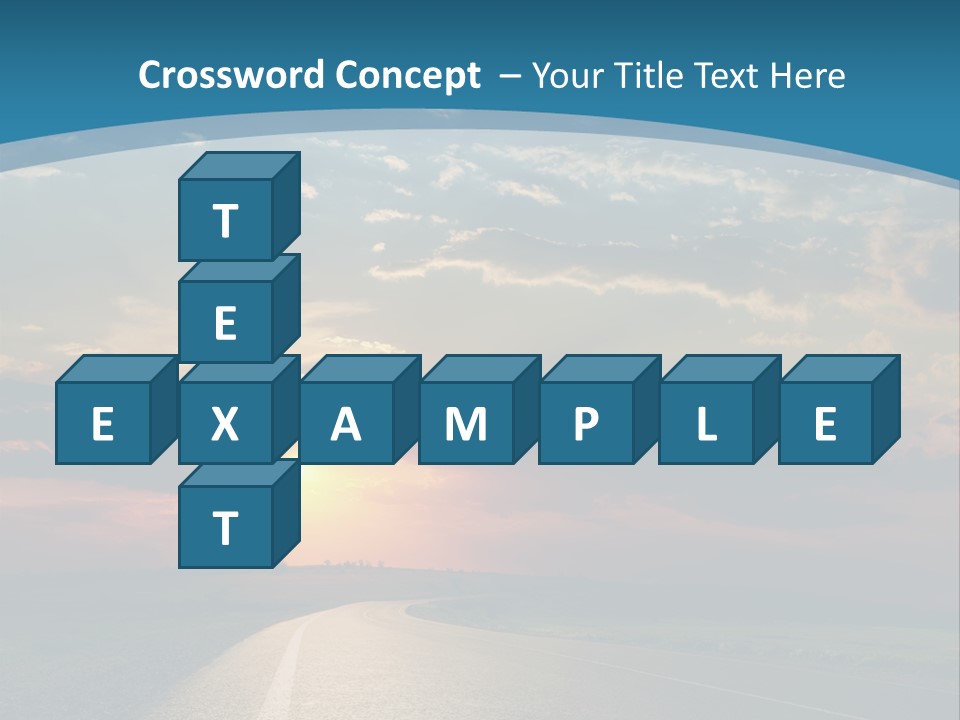 Speed Dusk Country PowerPoint Template