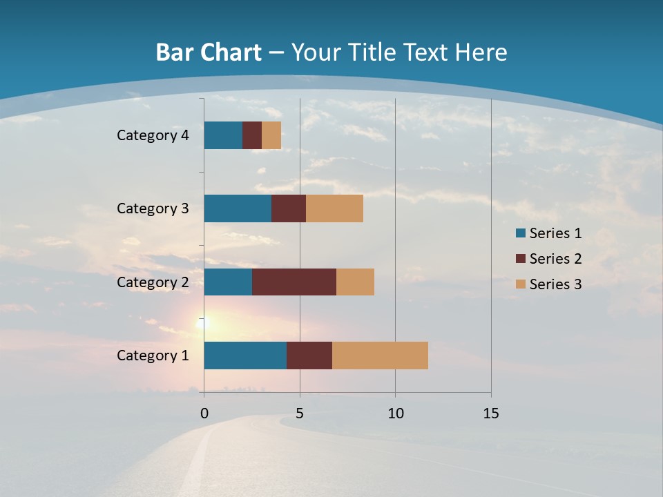 Speed Dusk Country PowerPoint Template