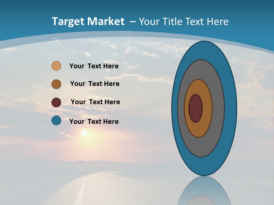 Speed Dusk Country PowerPoint Template