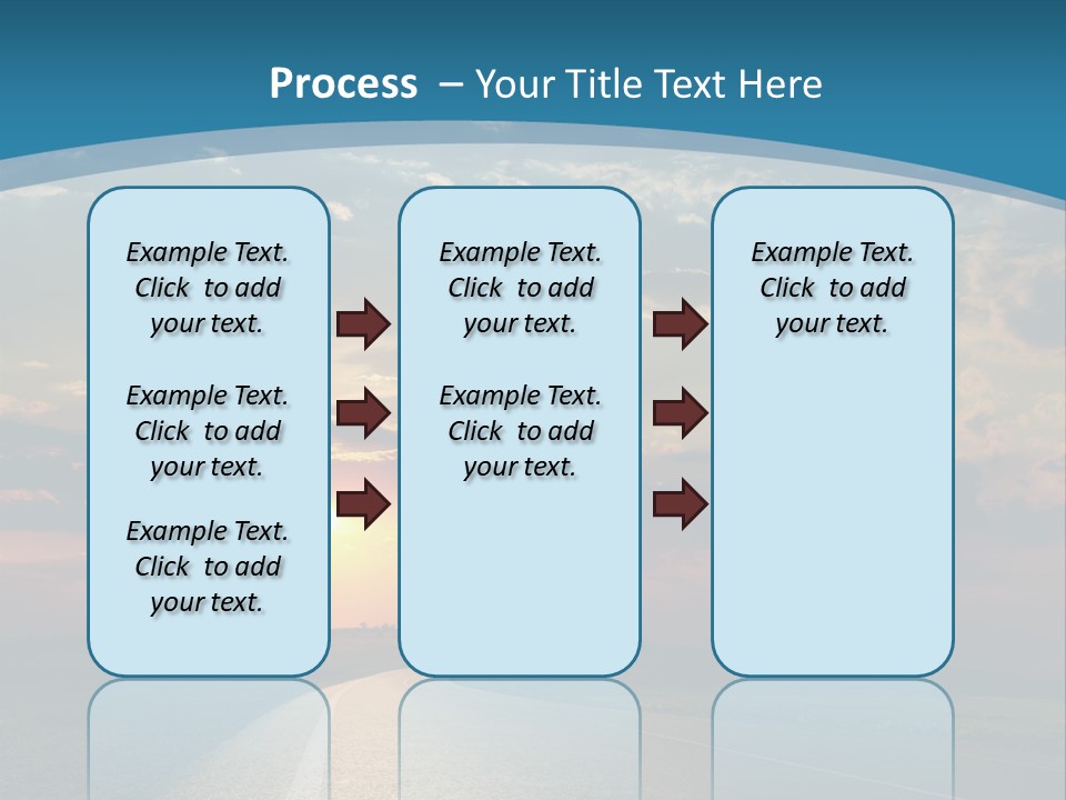 Speed Dusk Country PowerPoint Template