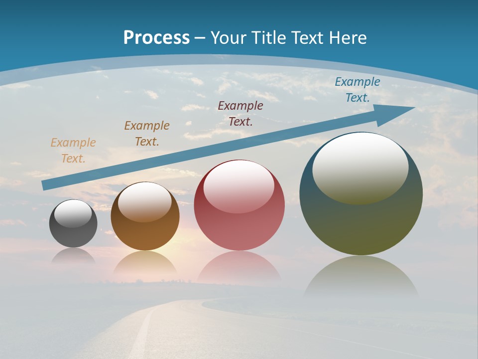 Speed Dusk Country PowerPoint Template